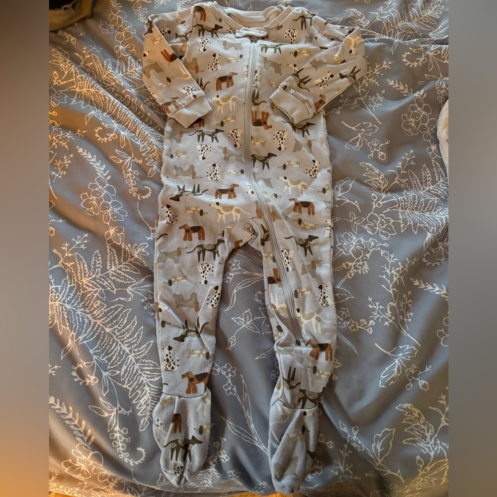 Janie & Jack Dog Footie